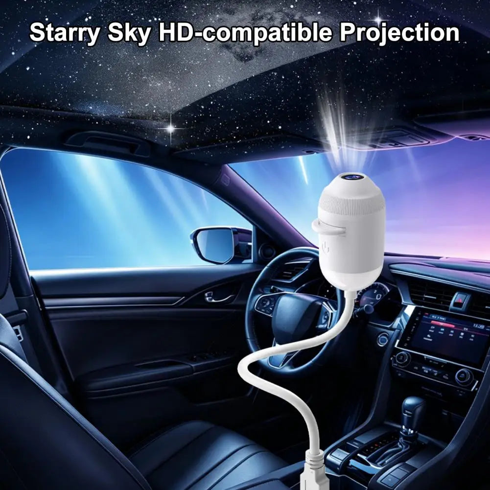 USB Starry Sky Projector Lamp with Clear Image Adjustable Brightness Touch Control 2-in-1 Night Light And Star Projector