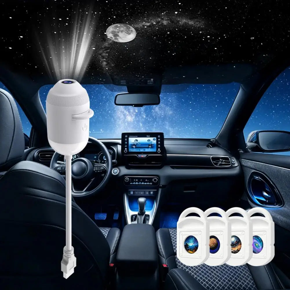 USB Starry Sky Projector Lamp with Clear Image Adjustable Brightness Touch Control 2-in-1 Night Light And Star Projector