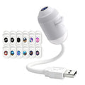 USB Starry Sky Projector Lamp with Clear Image Adjustable Brightness Touch Control 2-in-1 Night Light And Star Projector