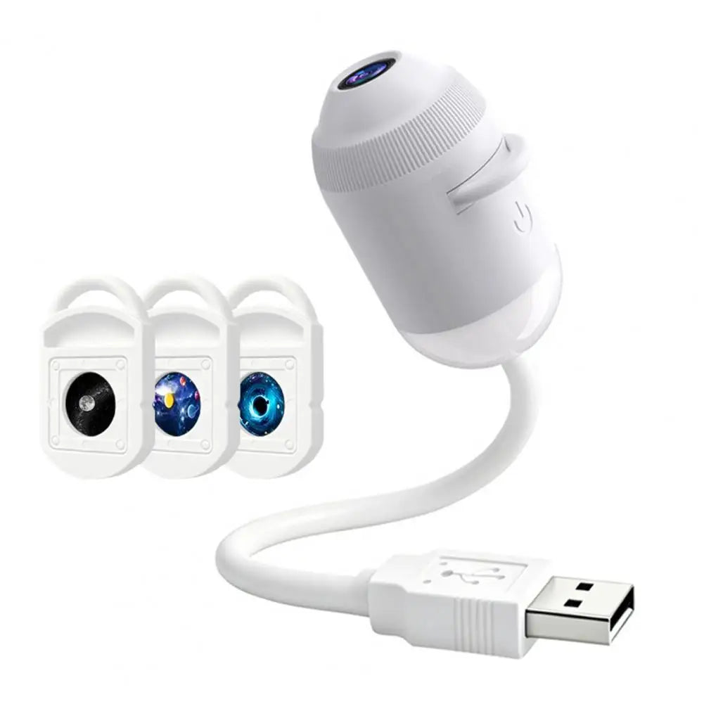 USB Starry Sky Projector Lamp with Clear Image Adjustable Brightness Touch Control 2-in-1 Night Light And Star Projector